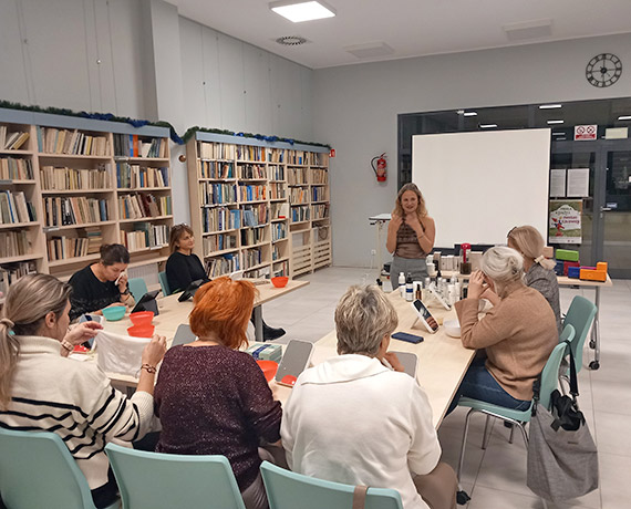 Warsztaty z pielgnacji skry w midzyzdrojskiej bibliotece