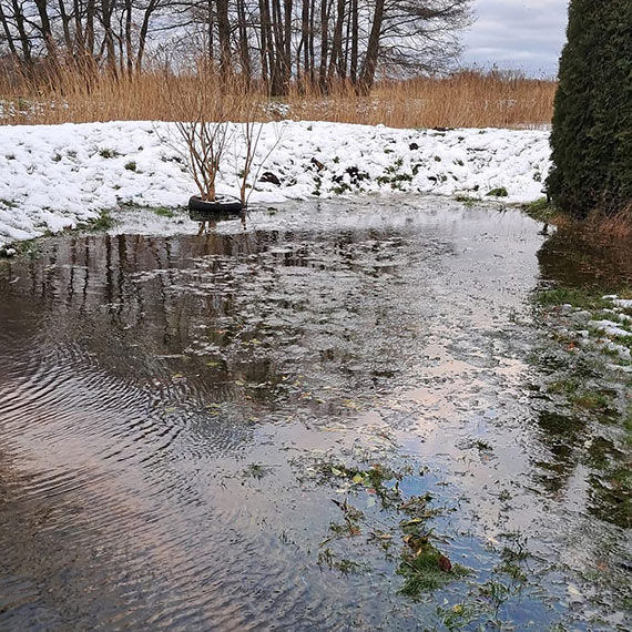 Zalania i dziaania stray poarnej w powiecie kamieskim