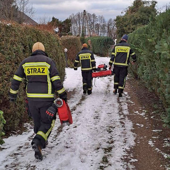 Zalania i dziaania stray poarnej w powiecie kamieskim