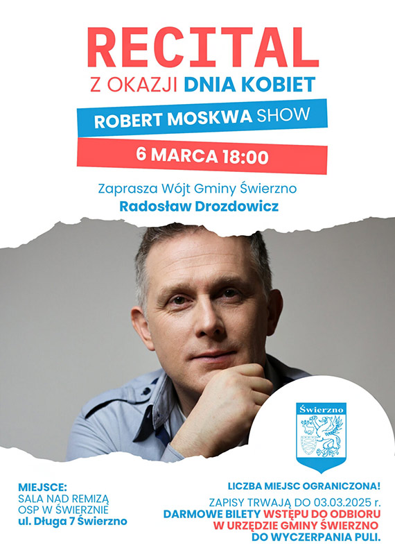 Recital z okazji Dnia Kobiet – Robert Moskwa Show