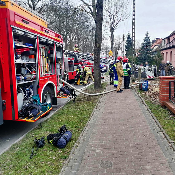 Poar domu bliniaczego przy ulicy Szczeciskiej w Kamieniu Pomorskim