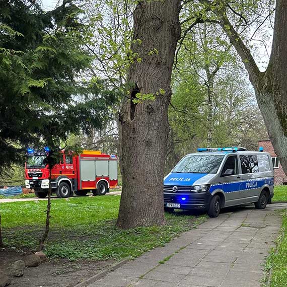 Pożar samochodu osobowego na ulicy Klasztornej. Na miejscu interweniowali strażacy i policja