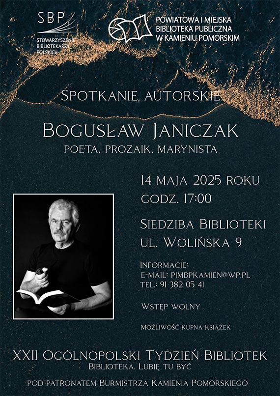 Spotkanie autorskie z Bogusawem Janiczakiem
