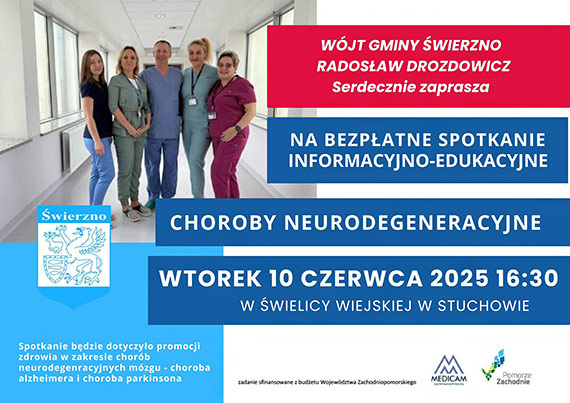 Bezpatne spotkanie o chorobach neurodegeneracyjnych w Stuchowie