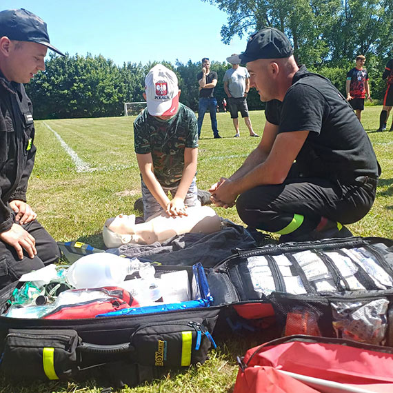 Rodzinne wito w Kukuowie. Byo sportowo, radonie i bezpiecznie