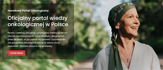 Narodowy Portal Onkologiczny: onkologia.gov.pl – element realizacji Narodowej Strategii Onkologicznej