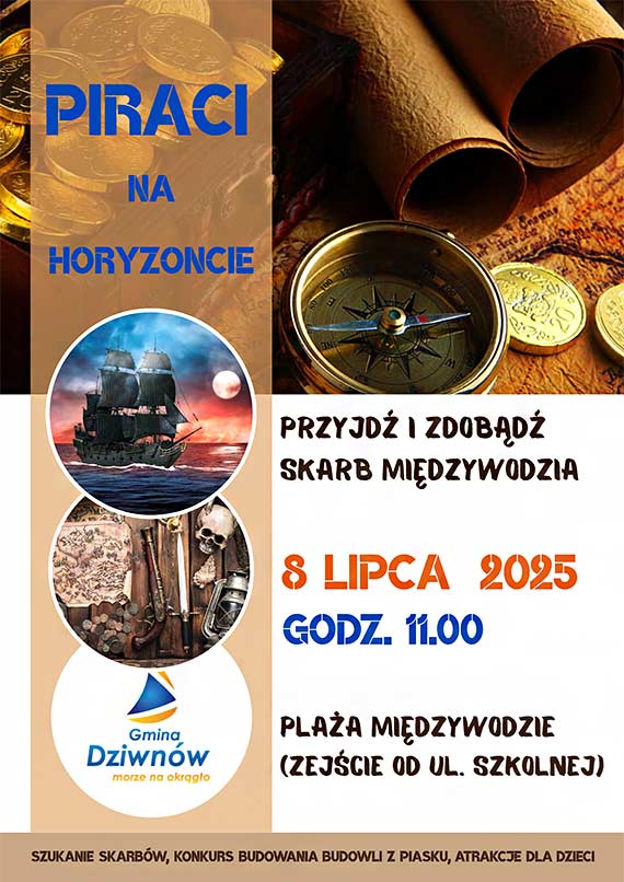 Piraci na horyzoncie! Ruszaj wakacyjne poszukiwania skarbw w gminie Dziwnw