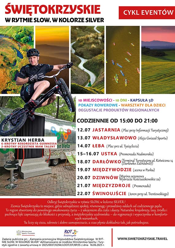 witokrzyskie w rytmie SLOW. Rowery, smaki i emocje nad Batykiem!