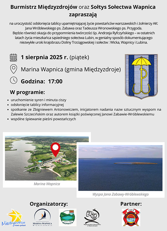 Midzyzdroje i Wapnica wsplnie uczcz pami powstacw i twrczo lokalnego dokumentalisty