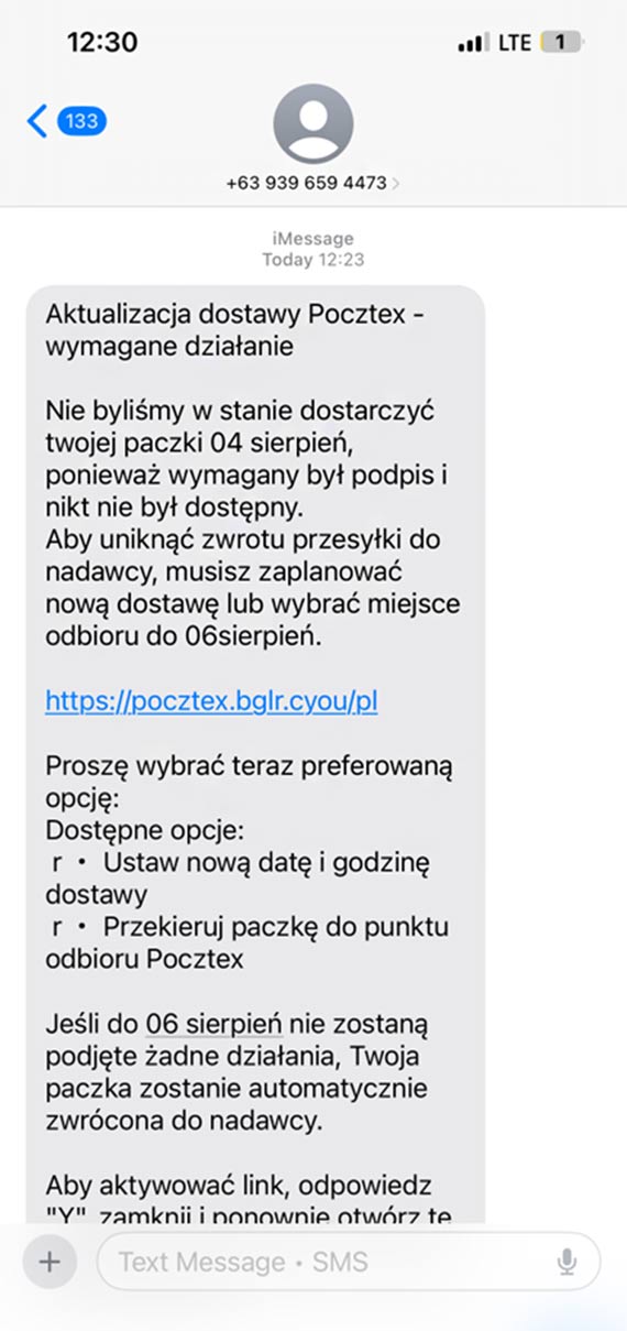 Poczta Polska ostrzega: Uwaga, oszuci podszywaj si pod Pocztex