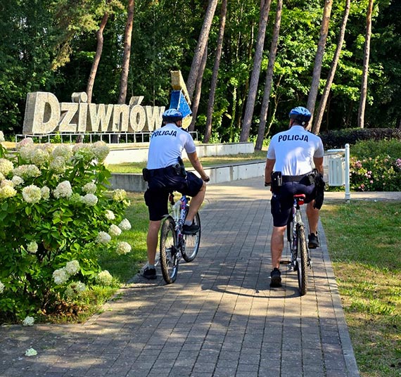 Patrole rowerowe- jesteśmy dla Waszego bezpieczństwa