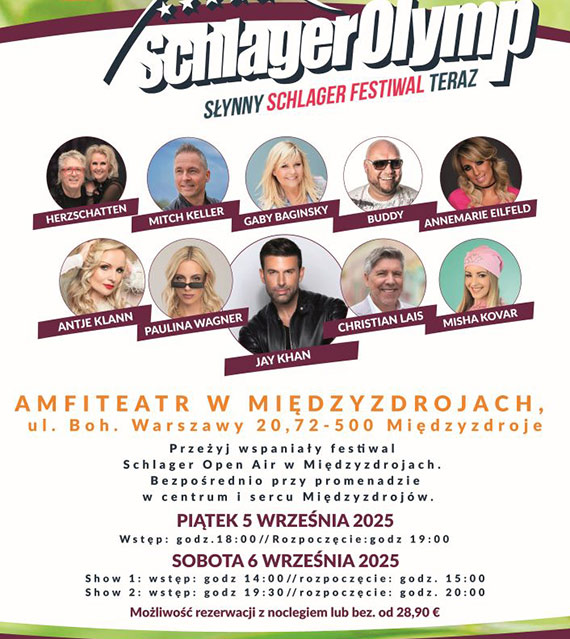 SchlagerOlymp 2025 zawita do Midzyzdrojw!