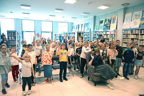 Spotkania autorskie z Katarzyn Gacek w Miejskiej Bibliotece Publicznej w Midzyzdrojach