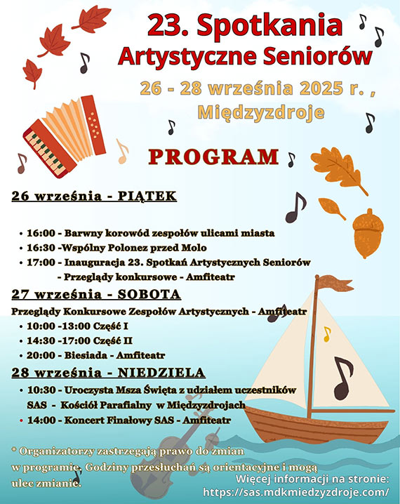 Midzyzdroje stolic artystycznych spotka seniorw!