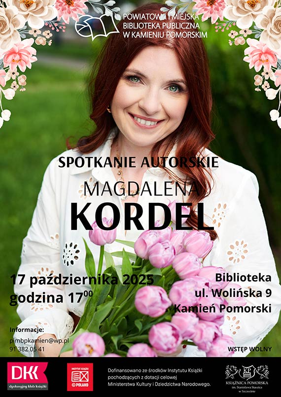 Spotkanie autorskie z pisark Magdalen Kordel