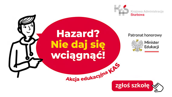 Zachodniopomorska KAS kontynuuje akcję edukacyjną „Hazard? Nie daj się wciągnąć” w roku szkolnym 2025/2026