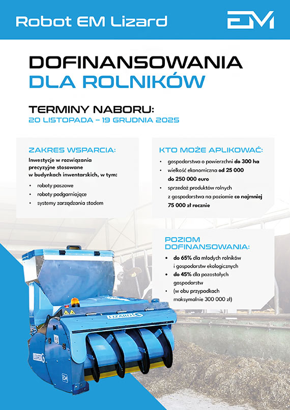 Ruszył nabór wniosków na inwestycje w rolnictwo precyzyjne – szansa na dofinansowanie nowoczesnych rozwiązań