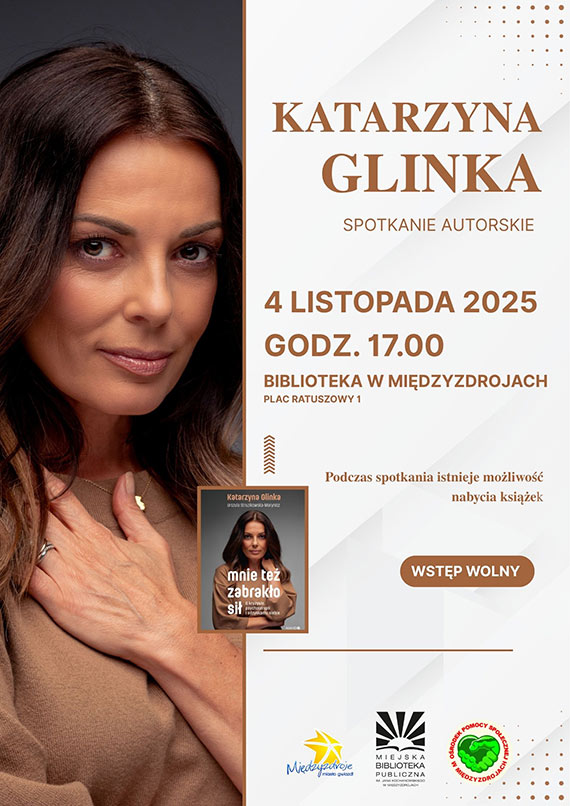 Spotkanie z Katarzyn Glink w Midzyzdrojach! Aktorka opowie o swojej ksice „Mnie te zabrako si”