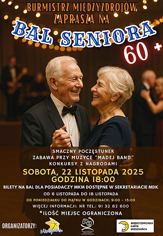 Niech żyje Bal Seniora! Międzyzdroje zapraszają na wyjątkowy wieczór pełen muzyki, tańca i radości