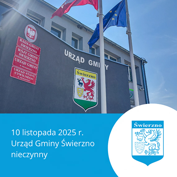 Urzd Gminy wierzno bdzie nieczynny w dniu 10 listopada 2025 r.