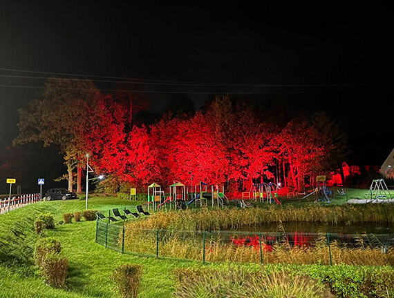 Świetlne Błonia w Świerznie rozbłysły po raz pierwszy!