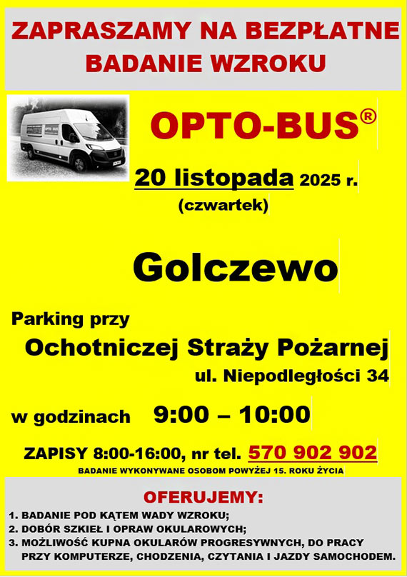 Zapraszamy do udziau w bezpatnym badaniu wzroku