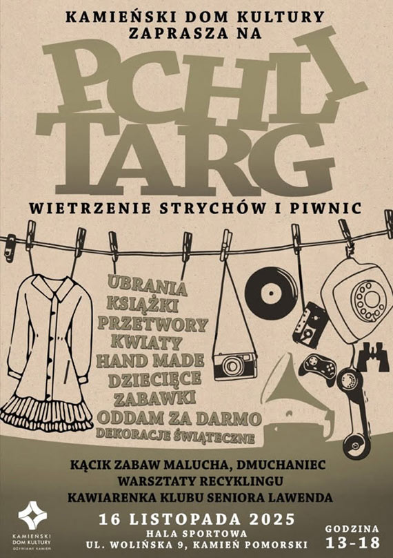 Pchli Targ w Kamieniu Pomorskim – wietrzenie strychw i piwnic ju 16 listopada!