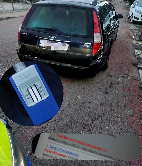 Kierujcy pod wpywem narkotykw i poszukiwany nieletni pasaer – skuteczna kontrola goleniowskiej drogwki