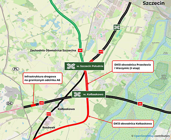 Postępy w realizacji nowego połączenia Szczecina z autostradą A6