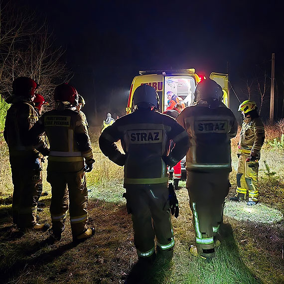 Potrcenie 67-latka przez pocig w Kodrbku. Straacy z OSP Koczewo udzielili natychmiastowej pomocy