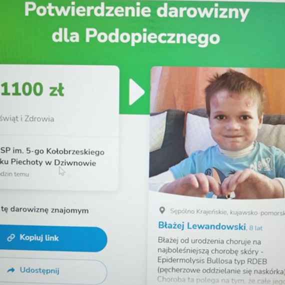 Uczniowie SP w Dziwnowie pomogli chorym ch�opcom. Ponad 2,2 tys. z� trafi�o na Siepomaga