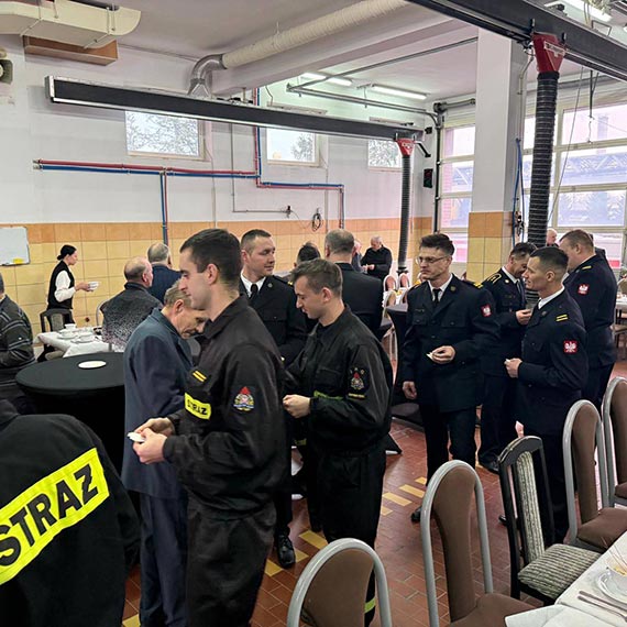 Uroczysta wigilia w KP PSP w Kamieniu Pomorskim