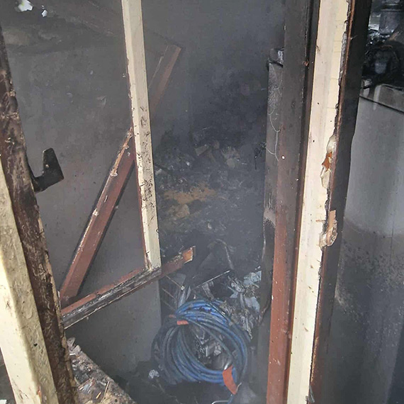 Po�ar kot�owni w Gadomiu. Ewakuowano mieszka�c�w