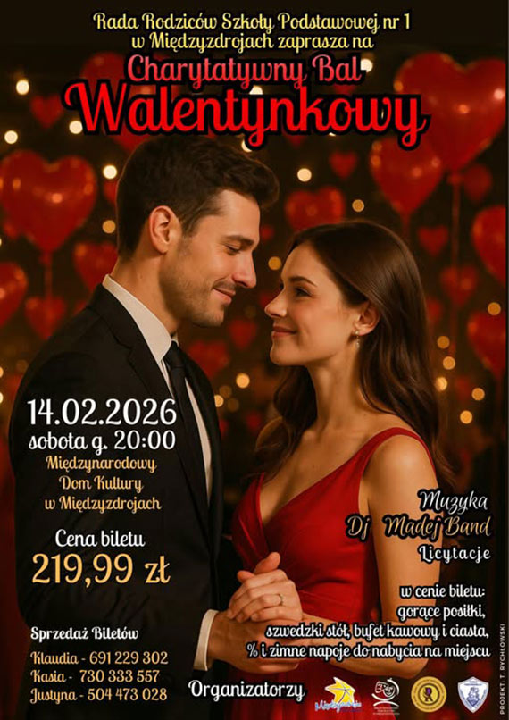 Charytatywny Bal Walentynkowy w Mi�dzyzdrojach. W sobot� taniec, muzyka i pomoc potrzebuj�cym