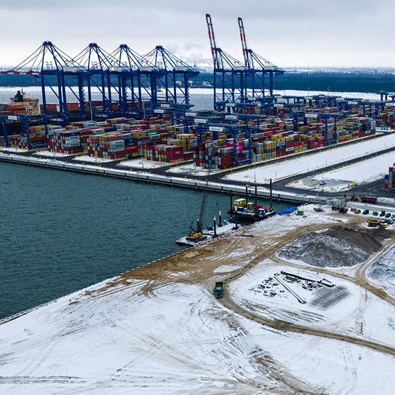 Z wizyt� na placu budowy – zesp� Baltica 2 na terenie terminalu T5 w Gda�sku