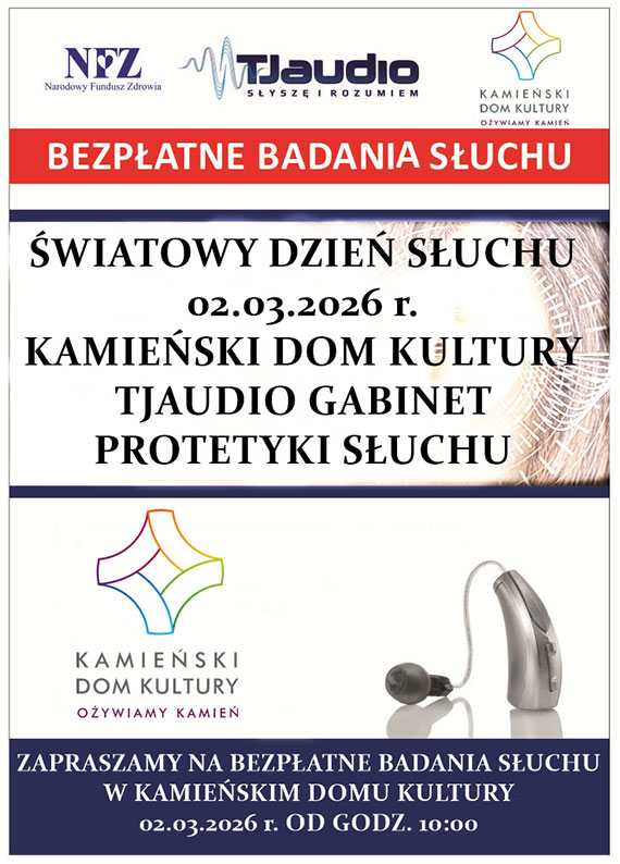 Bezp�atne badania s�uchu w Kamie�skim Domu Kultury. �wiatowy Dzie� S�uchu 2026