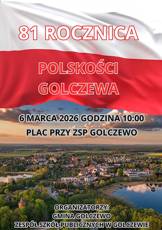 Zapraszamy na obchody 81. rocznicy Polsko�ci Golczewa