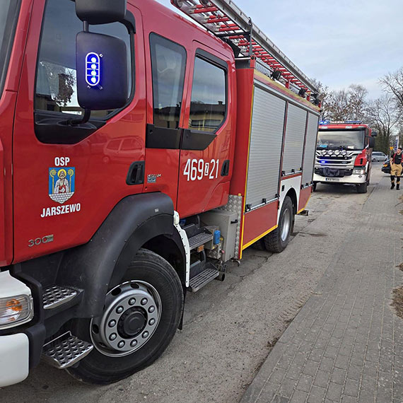 Po�ar warsztatu samochodowego w Kamieniu Pomorskim