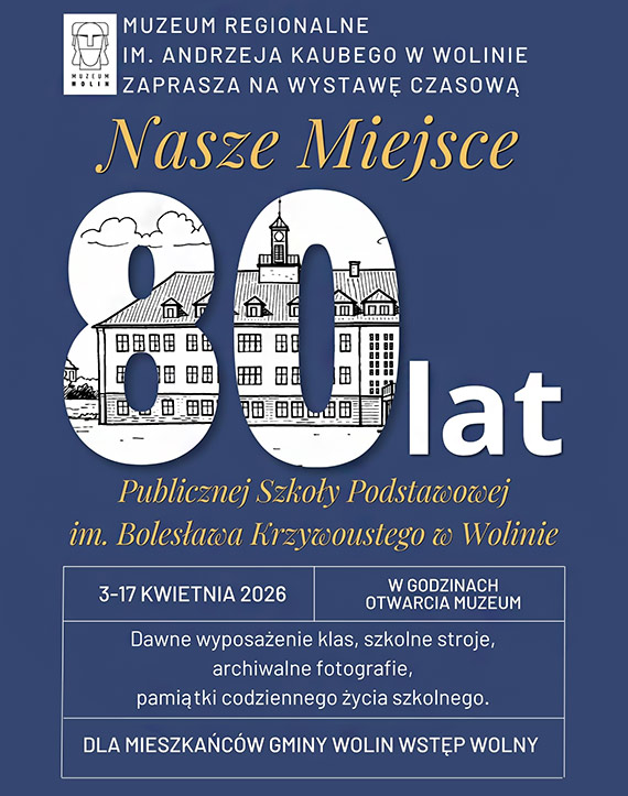 80 lat szko�y w Wolinie. Wystawa „Nasze Miejsce” przeniesie mieszka�c�w w szkolne lata