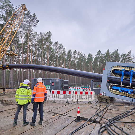 Przewierty sterowane morze–ląd (HDD) dla Baltica 2 już gotowe
