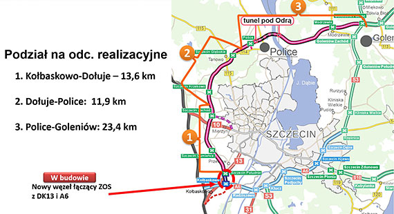 Powstanie kolejny odcinek Zachodniej Obwodnicy Szczecina