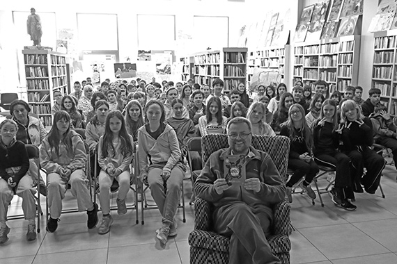 Spotkania autorskie z Marcinem Kozio�em w mi�dzyzdrojskiej bibliotece
