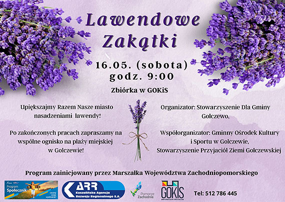 Stw�rzmy razem „Lawendowe Zak�tki” w Golczewie!