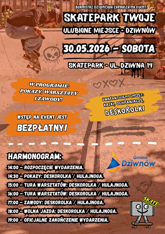 „Skatepark – Twoje Ulubione Miejsce” w Dziwnowie