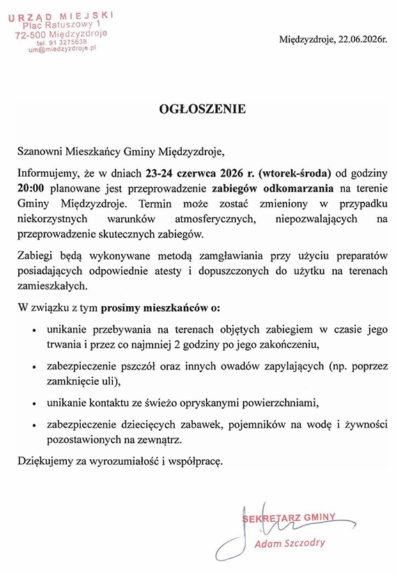 Mieszka�cy oburzeni. O odkomarzaniu dowiedzieli si� w trakcie zabieg�w