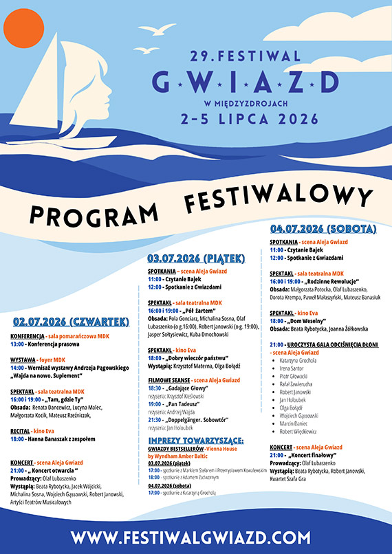Festiwal Gwiazd rozpocz�ty. Mi�dzyzdroje ponownie sta�y si� stolic� polskiej kultury