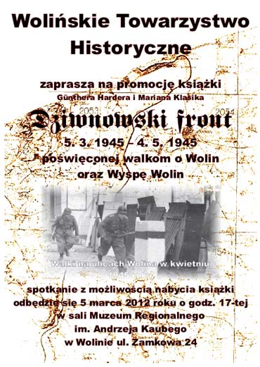 Promocja ksiki Dziwnowski front 5.3.1945 – 4.5.1945