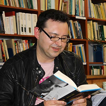 Micha Witkowski w midzyzdrojskiej bibliotece