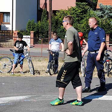 Uczniowie zdawali egzamin na kartę rowerową
