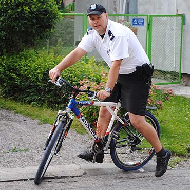 Na rowerach wjad tam, gdzie nie dojedzie radiowz
